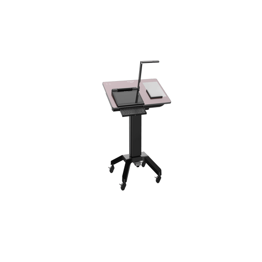 Pilot X Lectern with portable tablet and document camera
